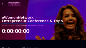 What Ewomennetworkconference.com website looked like in 2018 (5 years ago)
