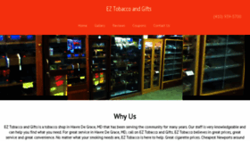 What Eztobaccoandgifts.com website looked like in 2018 (5 years ago)
