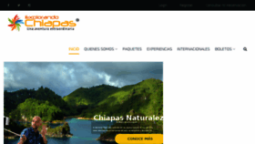 What Explorandochiapas.com.mx website looked like in 2018 (5 years ago)