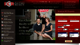 What Eauclairerealty.com website looked like in 2018 (5 years ago)
