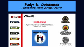 What Evelynchristensen.com website looked like in 2018 (5 years ago)