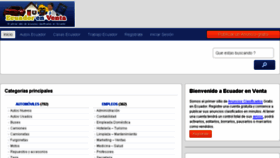 What Ecuadorenventa.net website looked like in 2018 (5 years ago)