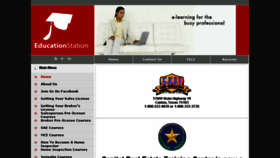 What Educationstation.net website looked like in 2018 (5 years ago)