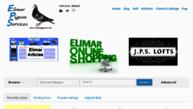 What Elimarpigeons.com website looked like in 2018 (5 years ago)