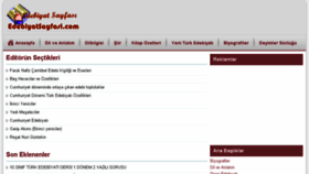 What Edebiyatsayfasi.com website looked like in 2018 (5 years ago)