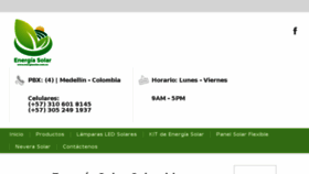 What Energiasolar.com.co website looked like in 2018 (6 years ago)
