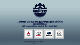 What Emilfrey.hu website looked like in 2018 (5 years ago)