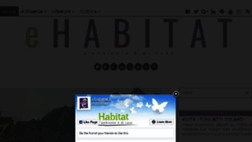 What Ehabitat.it website looked like in 2018 (5 years ago)