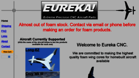 What Eurekacnc.com website looked like in 2018 (5 years ago)