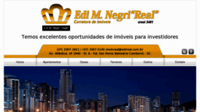 What Edireal.com.br website looked like in 2018 (5 years ago)