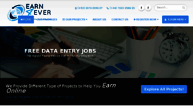 What Earn4ever.pk website looked like in 2018 (5 years ago)