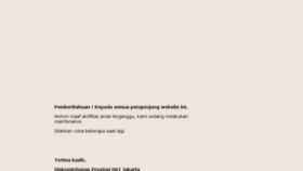 What E-absensi.jakarta.go.id website looked like in 2018 (6 years ago)