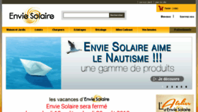 What Enviesolaire.com website looked like in 2018 (5 years ago)