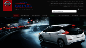 What Empirelakewoodnissan.com website looked like in 2018 (5 years ago)