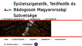 What Emsz.hu website looked like in 2018 (5 years ago)