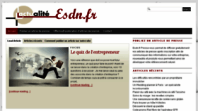 What Esdn.fr website looked like in 2018 (7 years ago)