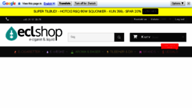 What Eclshop.dk website looked like in 2018 (5 years ago)