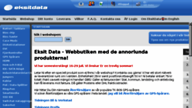 What Eksitdata.se website looked like in 2018 (7 years ago)