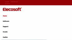 What Elecosoft.de website looked like in 2018 (5 years ago)