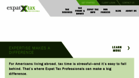 What Expattaxprofessionals.com website looked like in 2018 (5 years ago)