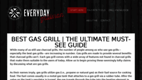 What Everydaygrillman.com website looked like in 2018 (5 years ago)