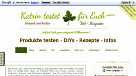 What Everything-was-tested.de website looked like in 2018 (5 years ago)