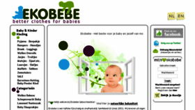 What Ekobebe.nl website looked like in 2018 (5 years ago)