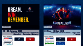 What Ehf-euro.com website looked like in 2018 (5 years ago)