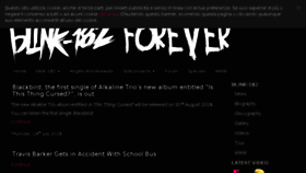 What En.blink182forever.com website looked like in 2018 (5 years ago)