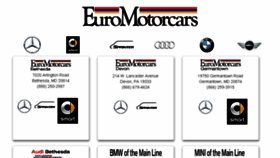 What Euromotorcars.com website looked like in 2018 (5 years ago)