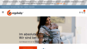 What Ergobaby.de website looked like in 2018 (8 years ago)