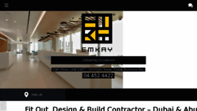 What Emkay-interiors.ae website looked like in 2018 (5 years ago)