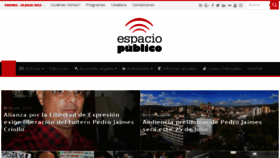 What Espaciopublico.info website looked like in 2018 (5 years ago)