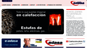 What E-adasa.es website looked like in 2018 (5 years ago)