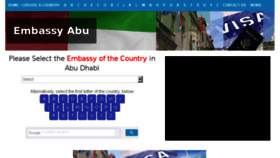 What Embassyabudhabi.com website looked like in 2018 (5 years ago)