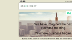 What Execonnect.com website looked like in 2018 (5 years ago)