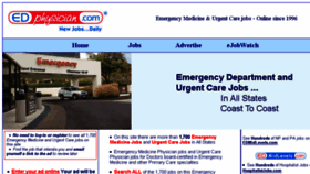 What Edphysician.com website looked like in 2018 (5 years ago)
