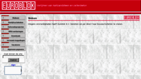 What Euroblok.nl website looked like in 2018 (5 years ago)