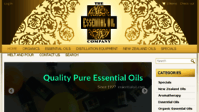 What Essentialoil.com website looked like in 2018 (5 years ago)