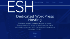 What Eshwp.com website looked like in 2018 (5 years ago)