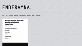 What Enderayna.com website looked like in 2018 (5 years ago)