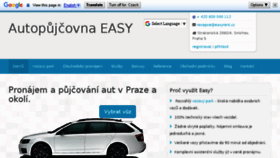 What Easyrent.cz website looked like in 2018 (5 years ago)
