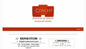 What Ecole-art-calaisis.fr website looked like in 2018 (5 years ago)