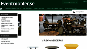 What Eventmobler.se website looked like in 2018 (5 years ago)