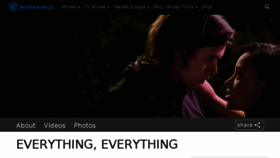 What Everythingeverythingmovie.com website looked like in 2018 (5 years ago)