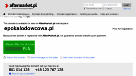 What Epokalodowcowa.pl website looked like in 2018 (5 years ago)