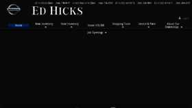 What Edhicks.com website looked like in 2018 (5 years ago)