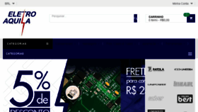 What Eletroaquila.com.br website looked like in 2018 (5 years ago)