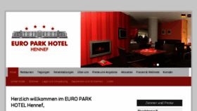 What Euro-park-hotel.de website looked like in 2018 (5 years ago)