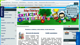 What Entliczekpentliczeksklep.pl website looked like in 2018 (5 years ago)